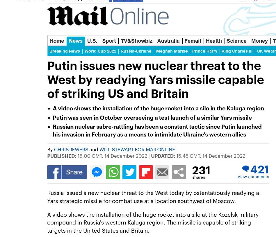 Screenshot 2022 12 15 At 11 48 49 Putin Issues New Nuclear Threat To The West By Readying Yars Missile