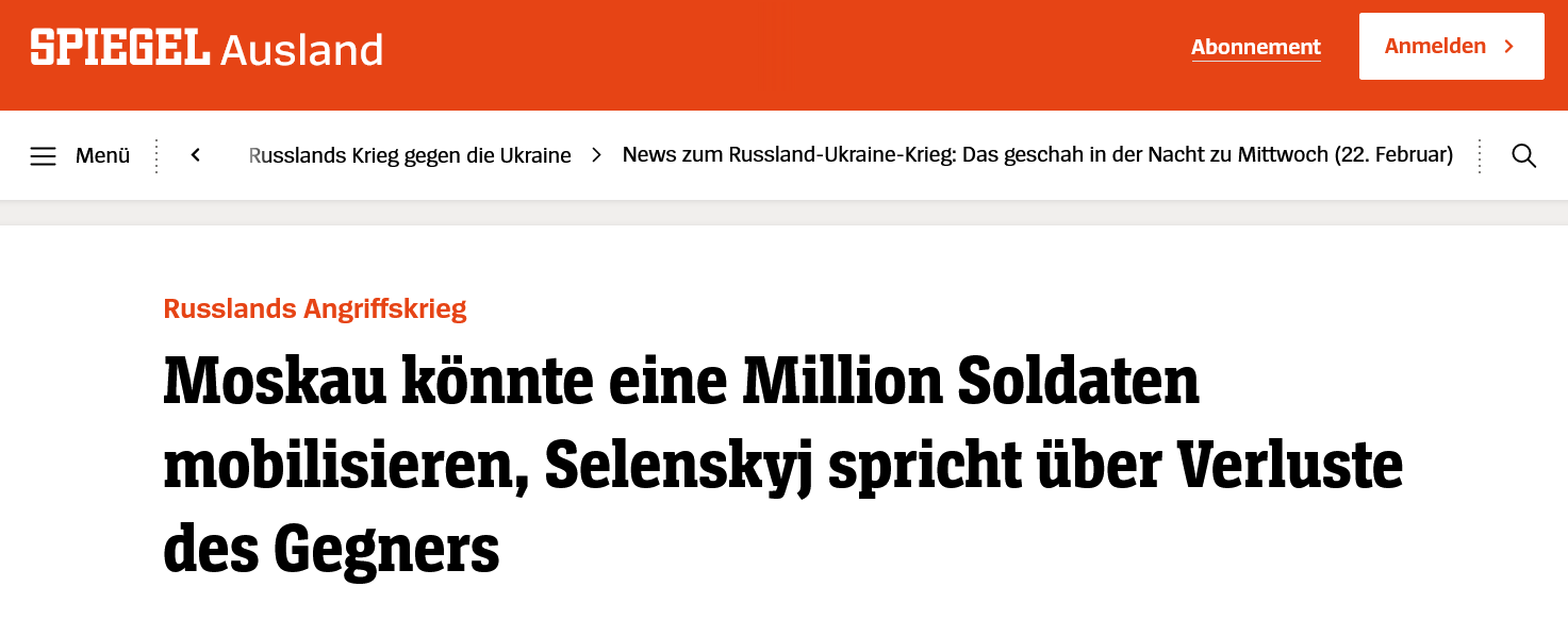 Screenshot 2023 02 22 At 11 14 02 News Zum Russland Ukraine Krieg Das Geschah In Der Nacht Zu Mittwoch 22. Februar