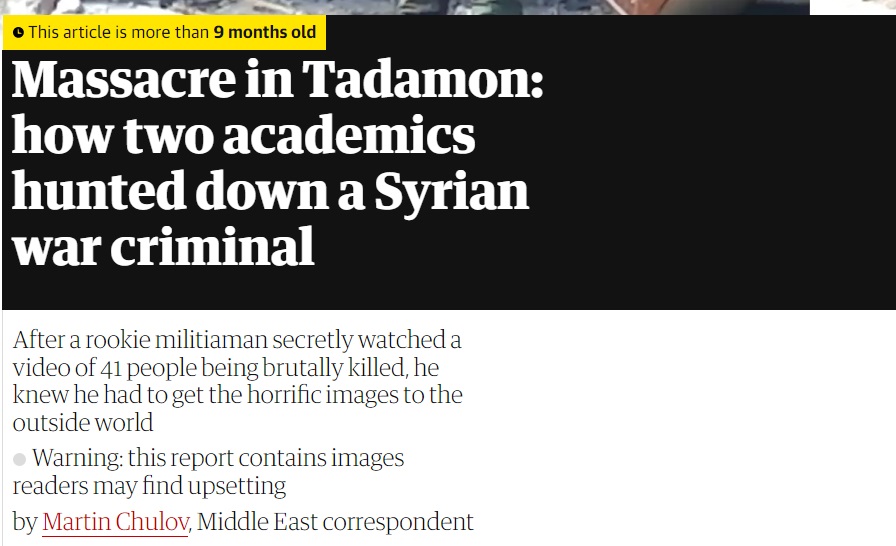massacre in Tadamon