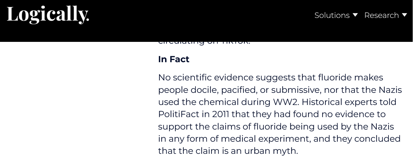 Screenshot 2023 03 20 At 17 31 17 False Fluoride In Tap Water Is Used To Control And Pacify The Population