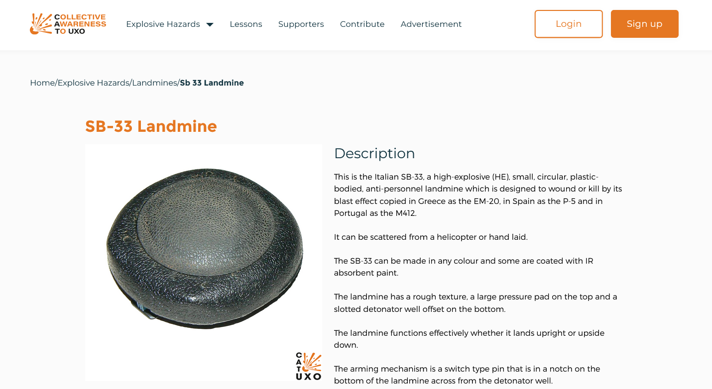 Screenshot 2023 04 10 At 11 14 42 Cat Uxo Sb 33 Landmine