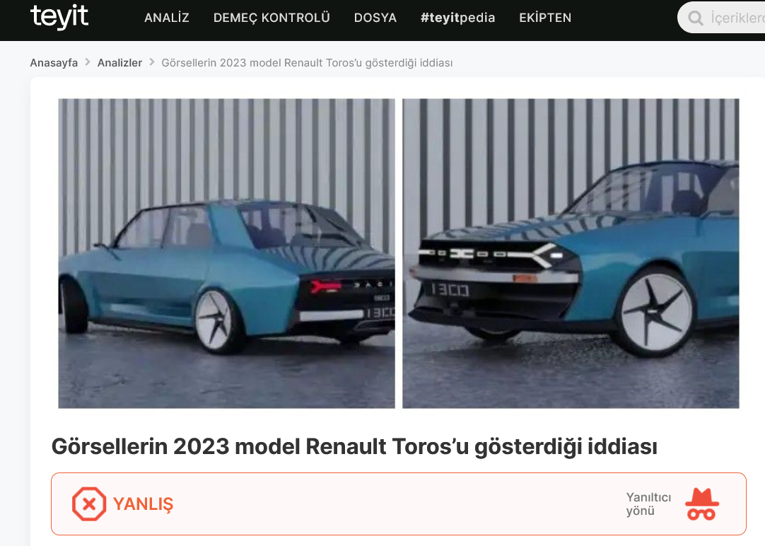 Screenshot 2023 04 11 At 18 07 50 Gorsellerin 2023 Model Renault Torosu Gosterdigi Iddiasi Teyit