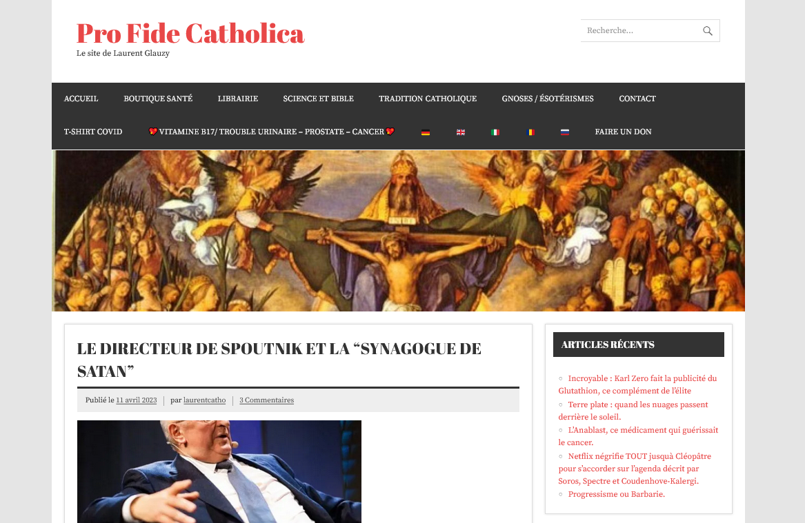 Screenshot 2023 04 24 At 13 22 39 Le Directeur De Spoutnik Et La Synagogue De Satan