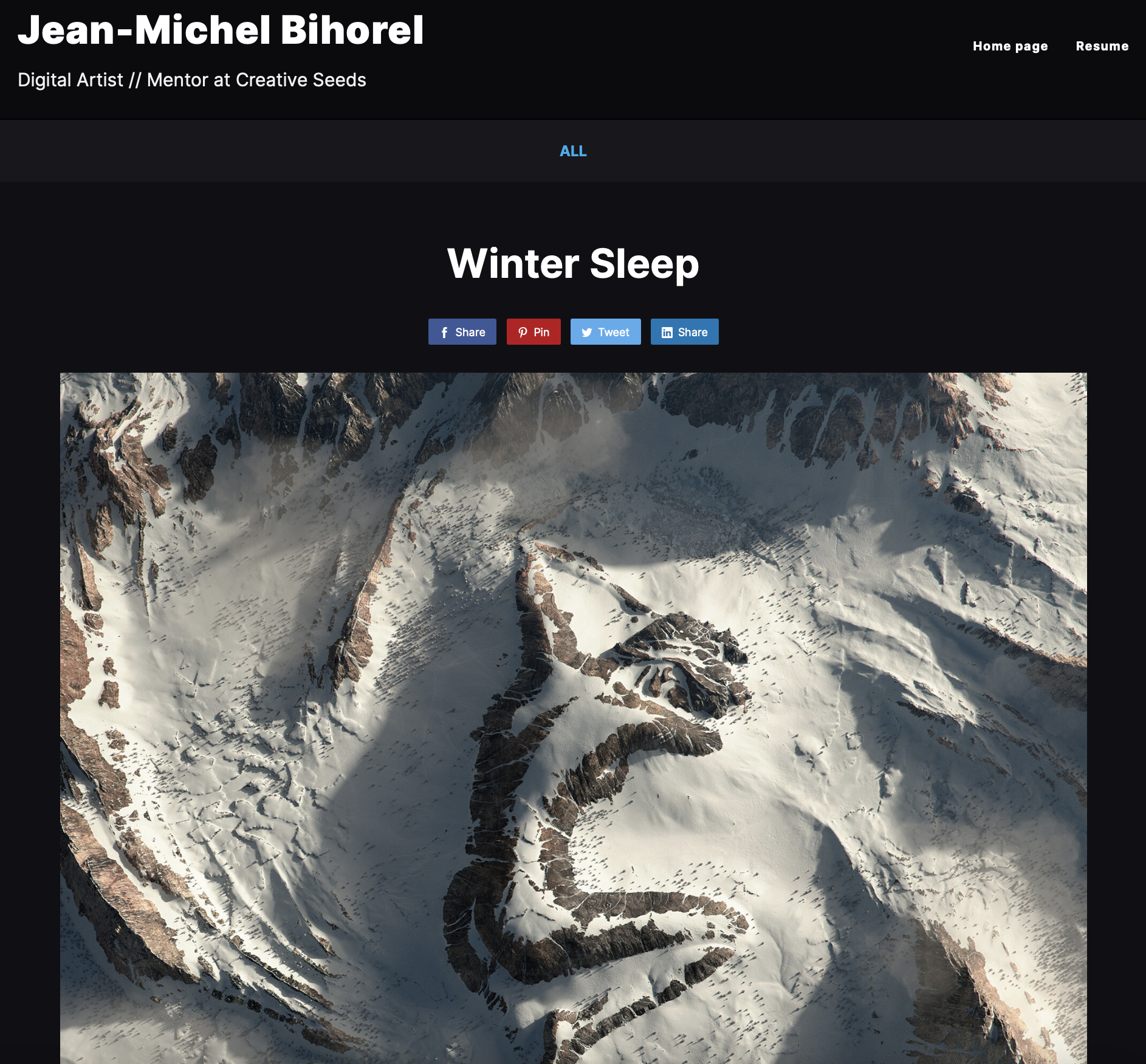 Jean-Michel Bihorel Winter Sleep