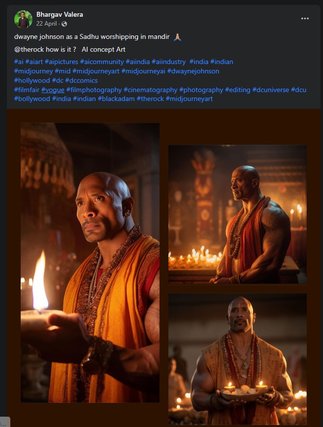 Dwayne Johnson as Sadhu
