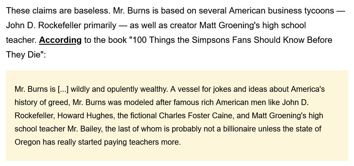 Screenshot 2023 09 08 At 18 29 50 Is The Simpsons Character Mr. Burns Based On Banker Jacob Rothschild