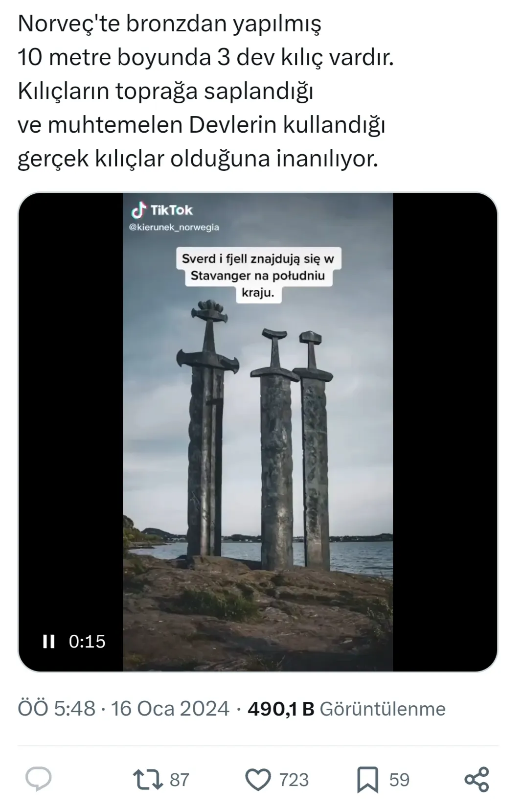 Devlerin Kullandigi Kilic Iddiasi