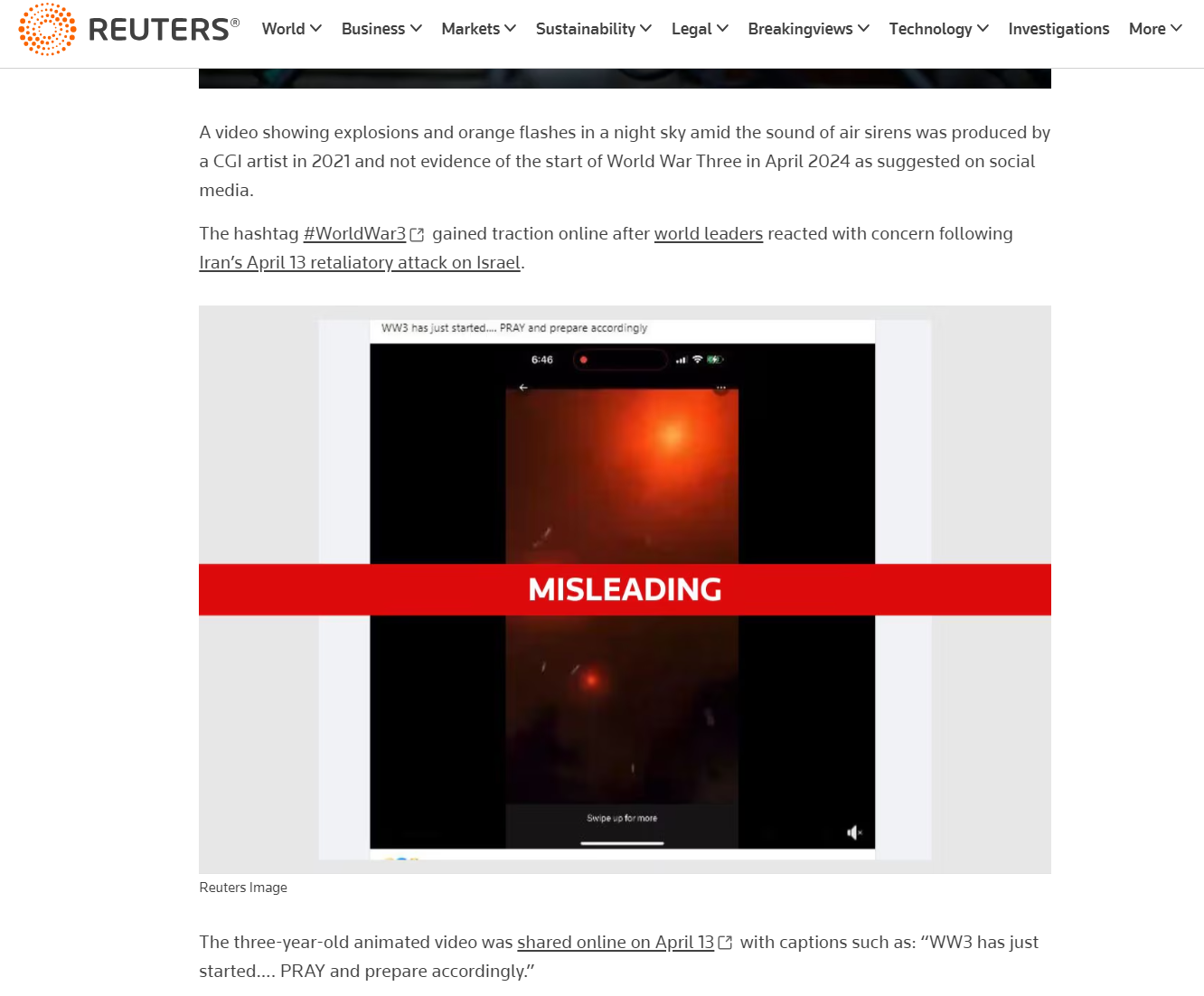 Reuters Oproverzhenie