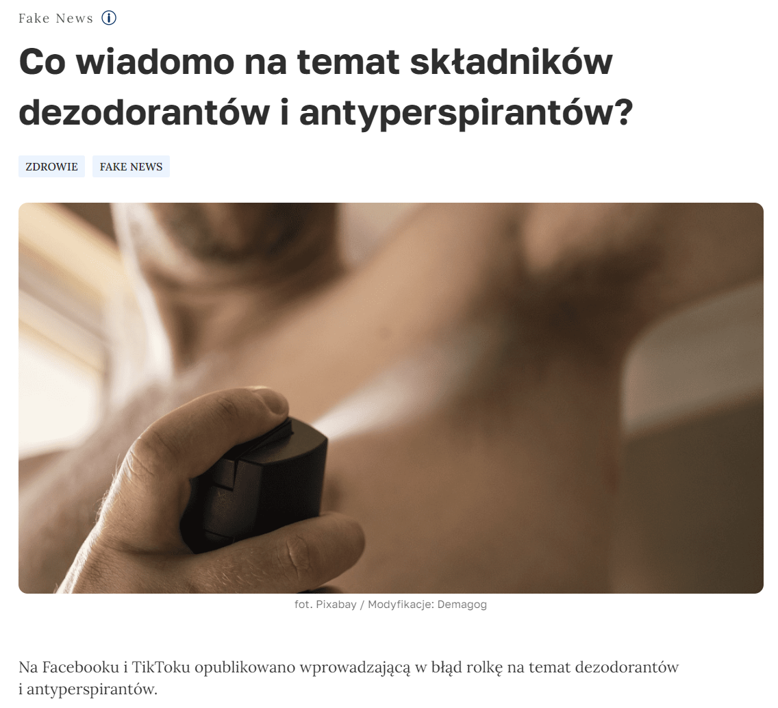 Dezodorant I Alcgejmer Opr 1
