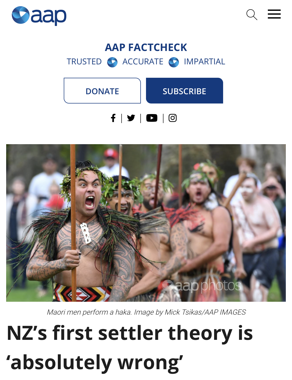 Маори не были коренными жителями Новой Зеландии