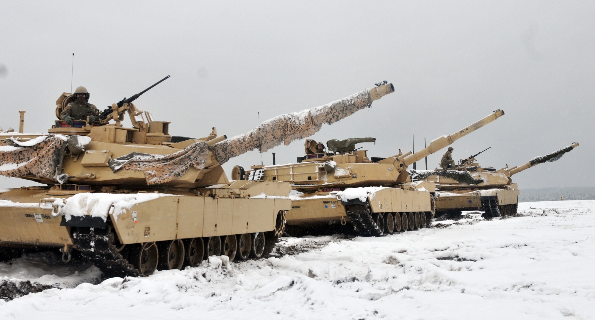 Американские танки Abrams прибыли на Украину