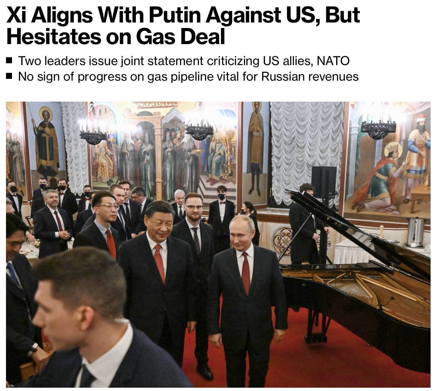 России не удалось договориться об увеличении поставок газа с Китаем