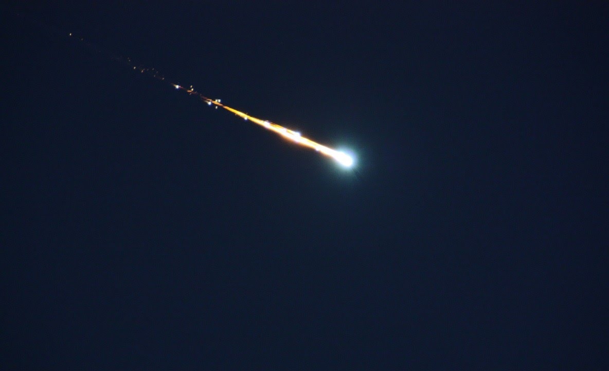 В Свердловской области возле Богдановича упал небольшой метеорит