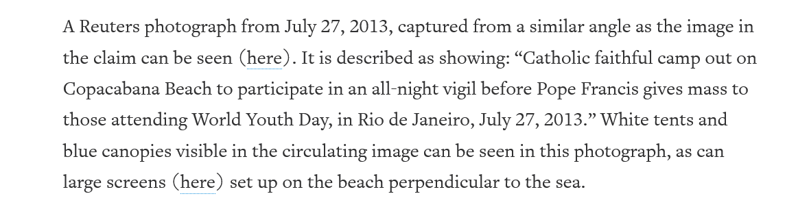 Screenshot 2023 06 28 At 15 07 20 Fact Check Image Shows Crowd At Copacabana Beach In Brazil Not China