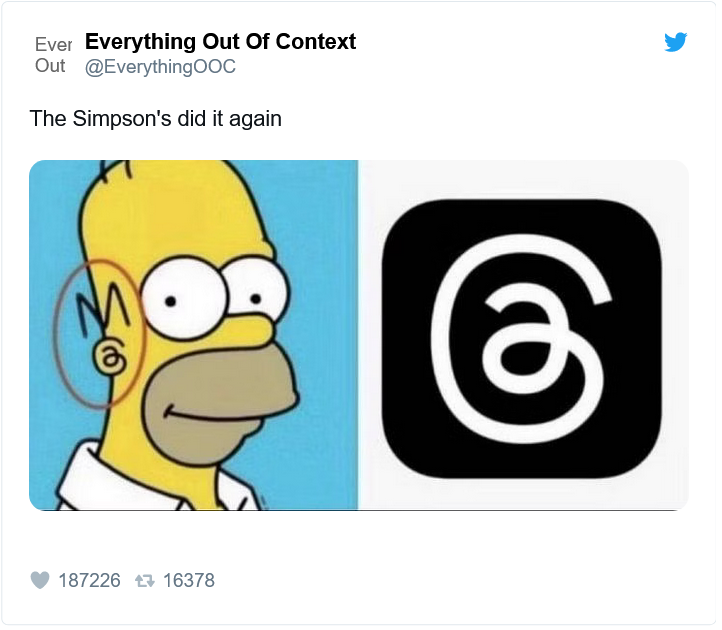 Screenshot 2023 07 08 At 13 56 41 Fact Check Did The Simpsons Predict Threads App Viral Tweet Debunked