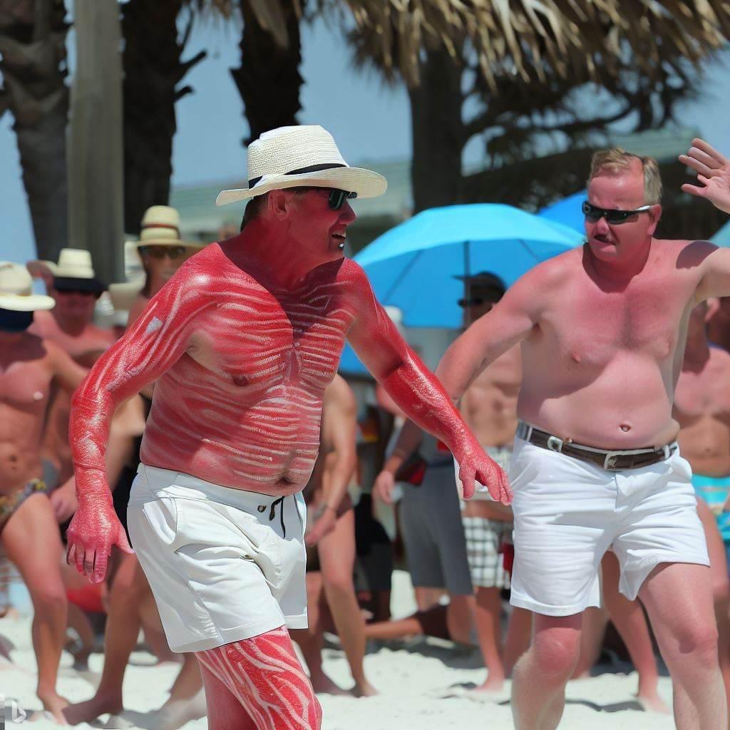 В США во Флориде прошли соревнования по экстремальному загару