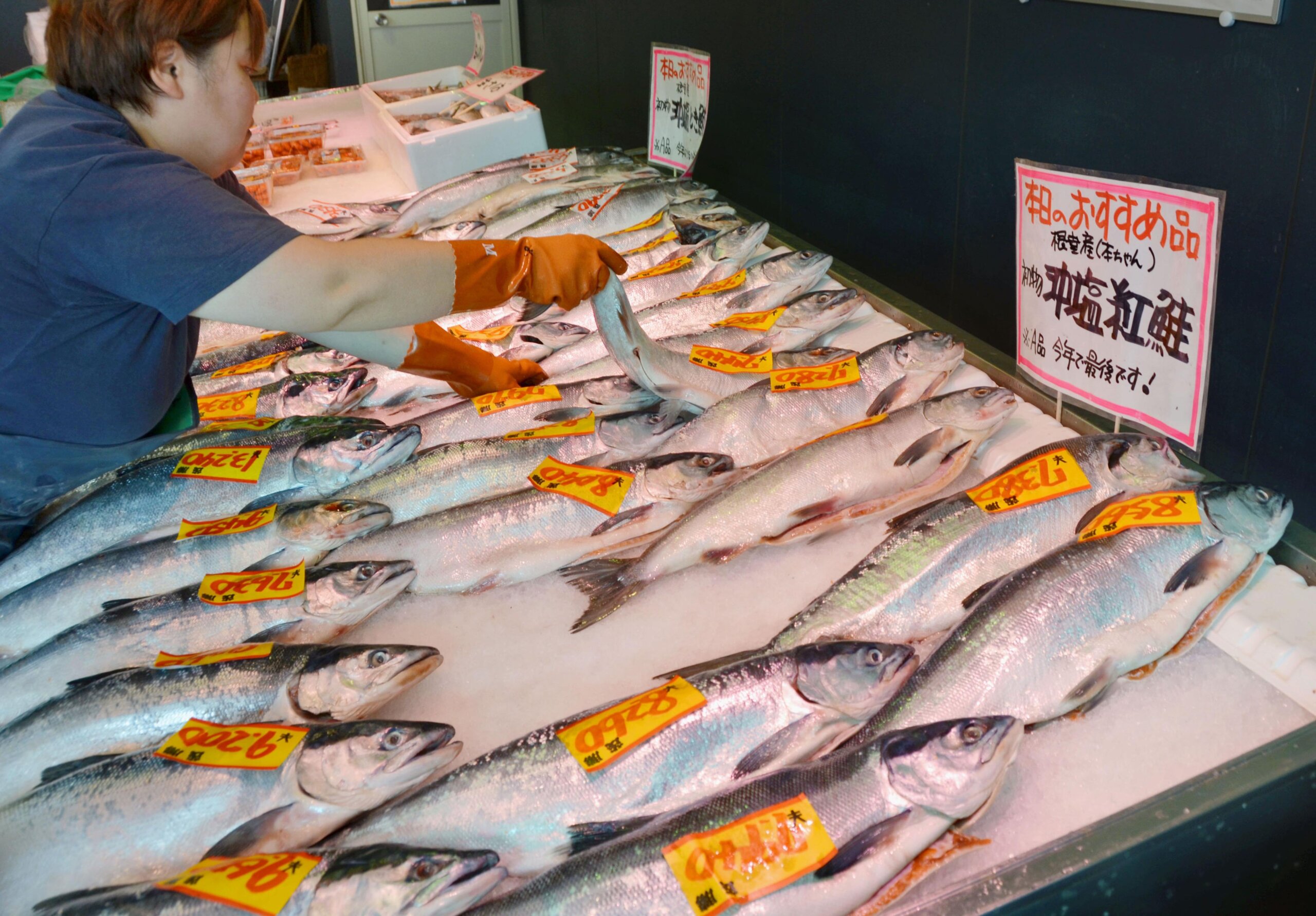 Японские морепродукты продают в Китай под видом норвежских