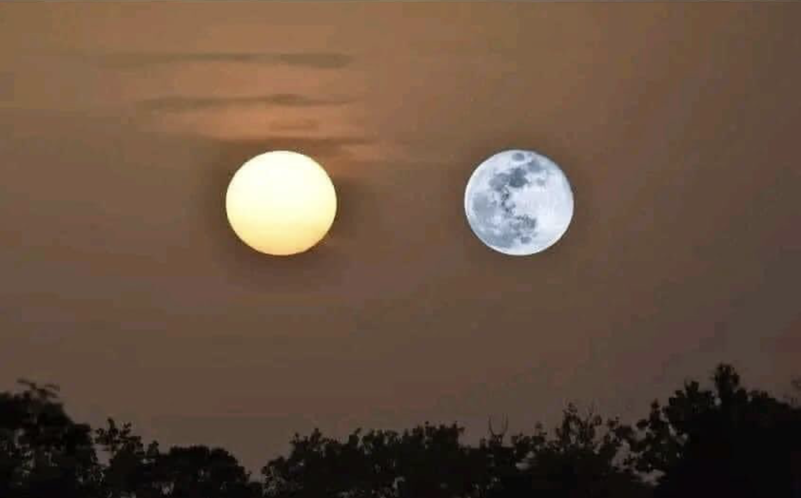 Информация из космоса — Луна и Солнце имеют одинаковый размер?