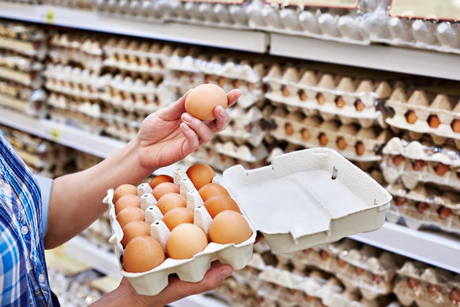 В Россию из Китая завозят искусственные яйца с серым белком