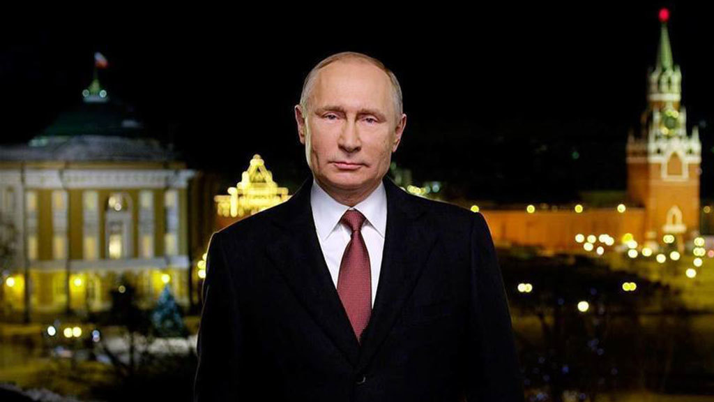 В некоторых регионах России показали другое новогоднее обращение президента