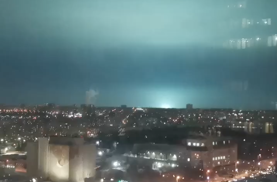 В Челябинске зафиксировали «синий взрыв»