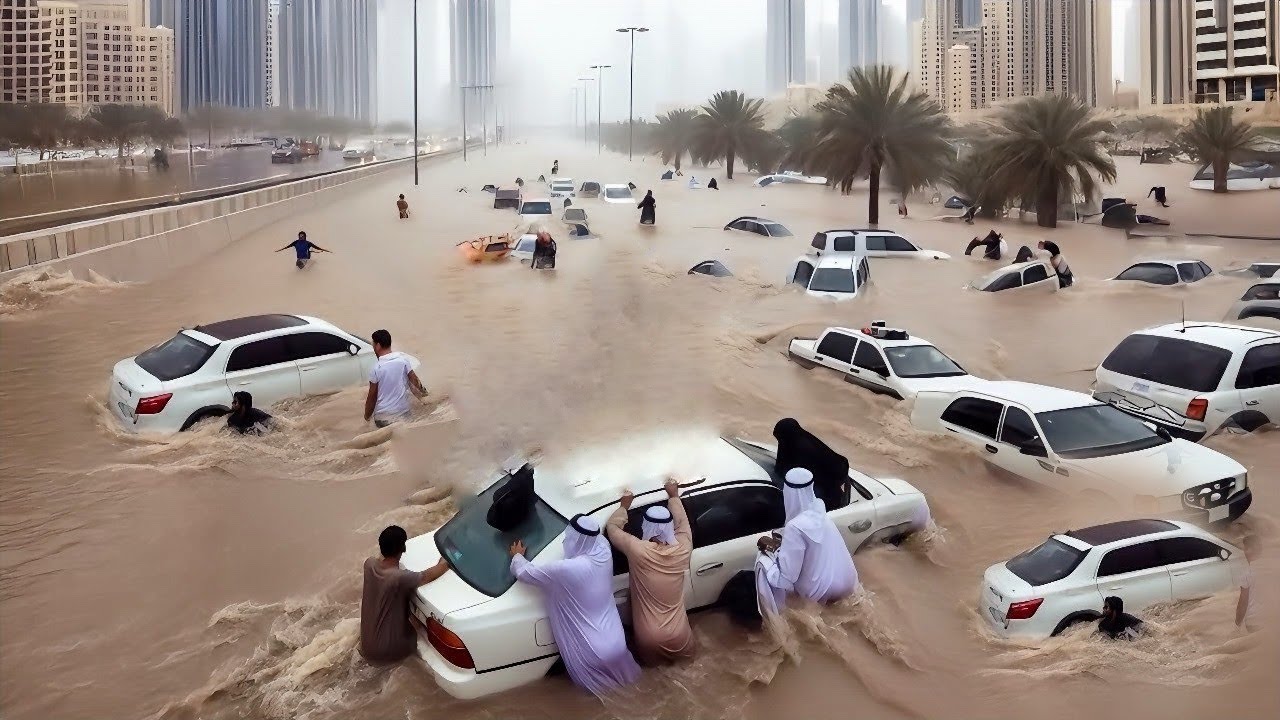 В сети появились фейковые кадры наводнения в Дубае