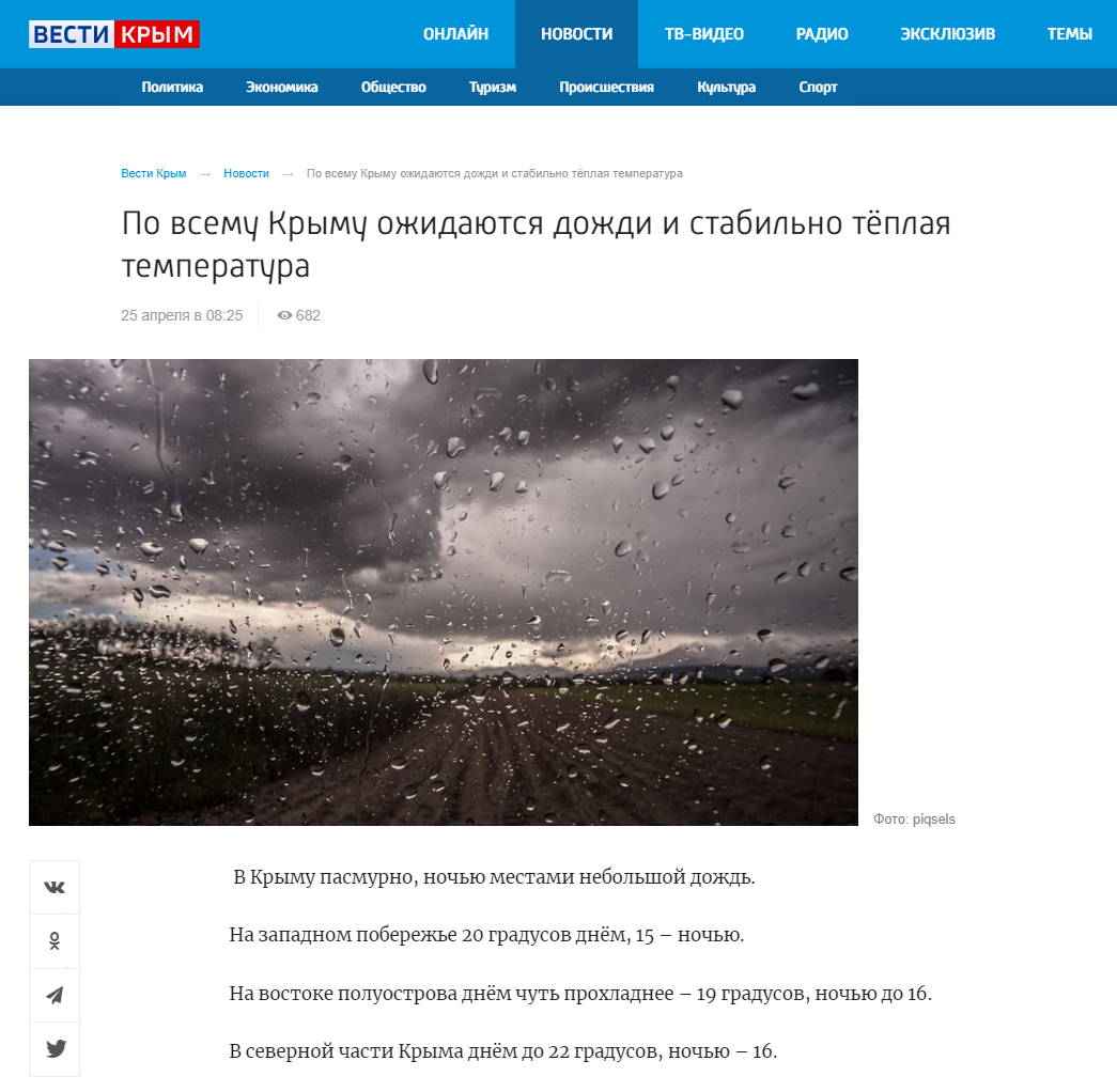 Pogoda Krym Vesti