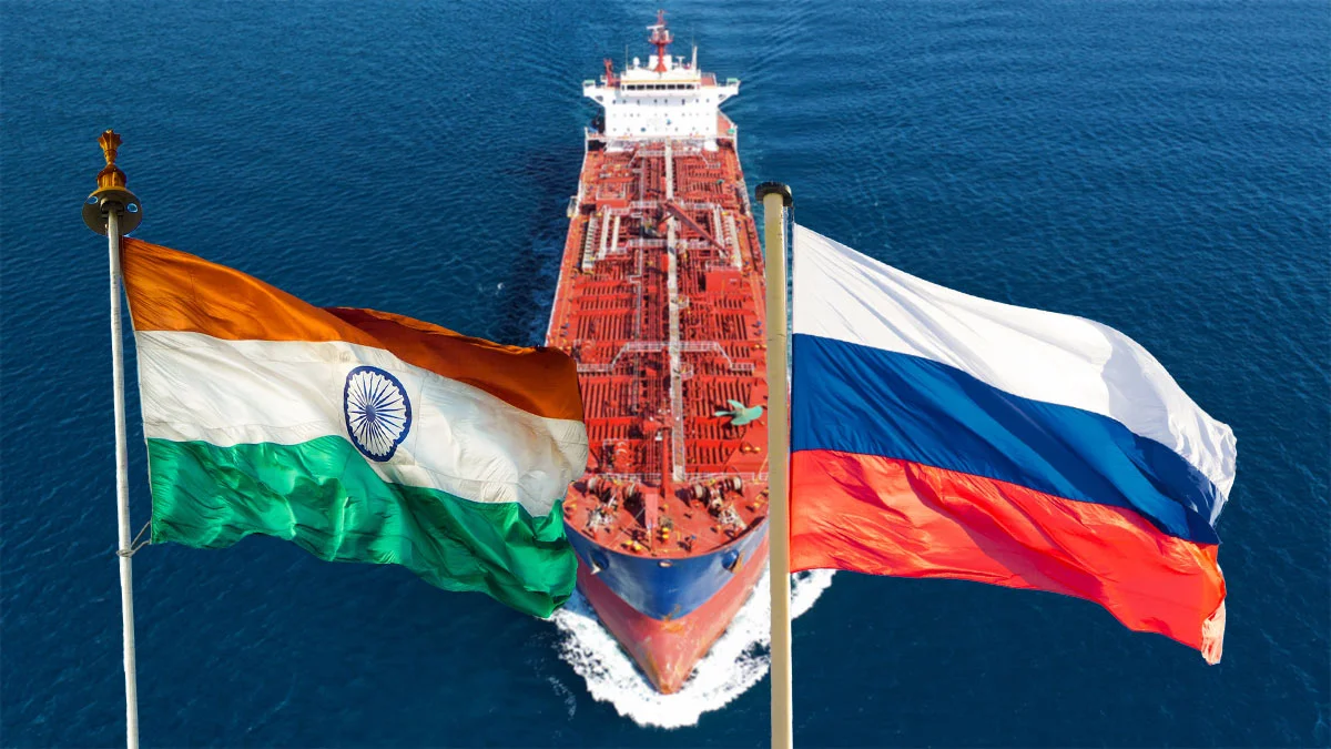 Torgovlya Neftju Rossiya Indiya Tanker Flagi